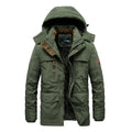 Men Hooded Long Down Jackets Casual Overcoats Warm Parkas Quality Male Winter Jackets Outdoor Long Coats Winter Clothing 6XL