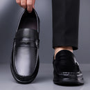 Mocassins de Couro Masculinos Casuais Slip-on Respiráveis Confortáveis para Caminhada e Escritório – Coleção Verão 2026