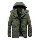 Men Hooded Long Down Jackets Casual Overcoats Warm Parkas Quality Male Winter Jackets Outdoor Long Coats Winter Clothing 6XL