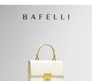 Bolsa Feminina BAFELLI NOVA MODA ESTILO ELEGANTE BOLSA DE OMBRO EM COURO LEGÍTIMO DOURADO MARCA DE LUXO 2026