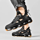Tênis de corrida respirável de luxo masculino, Tênis Casual Masculino, Treinador de tênis, Mocassins Moda Corrida