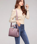 2026 novo estilo crossbody saco médio mãe saco lichia padrão grande macio plutônio fechamento com zíper uso diário moda senhoras bolsa sac