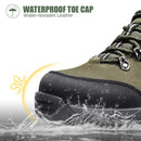 GOLDEN CAMEL Sapatos de caminhada para homens, à prova d'água, botas de caminhada de cano baixo, sapatos de couro para trekking, tênis masculinos para caminhada, novos