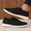 Moda avant garde sapatos esportivos masculinos malha respirável aparência na moda sapatos planos versátil rua sapatos casuais