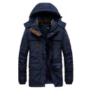 Men Hooded Long Down Jackets Casual Overcoats Warm Parkas Quality Male Winter Jackets Outdoor Long Coats Winter Clothing 6XL