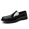 Novos Sapatos Masculinos de Couro Envernizado Penny Loafers 2026 com Design Slip-On, Palmilha Macia e Sola Resistente ao Desgaste para Negócios, Casamentos e Festas