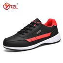 Yrzl sapatos masculinos primavera outono tênis de caminhada à prova dwaterproof água lazer masculino sapatos esportivos de couro antiderrapante calçado tênis para homem