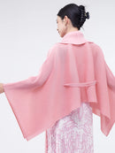 Mulheres primavera outerwear cardigan xale 2026 novo solto queimado lapela tie-up estilo assimétrico feminino outerwear topo