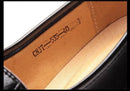 Homens de couro sapatos formais marca de luxo 2023 mocassins masculinos vestido respirável deslizamento em sapatos de condução pretos plus size 38-44