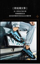 Tênis de corrida respirável de luxo masculino, tênis masculino, treinador casual, mocassins de corrida, moda