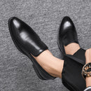 Designer masculino sapatos de couro marca luxo sola vermelha formal moda negócios diário casual festa banquete brogue vestido sapatos casamento