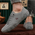 Botas de tornozelo para homens moda costura leve confortável sapatos casuais tênis respirável sapatos de condução ao ar livre