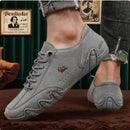 Botas de tornozelo para homens moda costura leve confortável sapatos casuais tênis respirável sapatos de condução ao ar livre