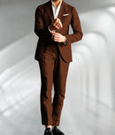 Green Linen Male Suits Wedding Tuxedo Business Fashion Blazer Sets Custom Made Two Pieces (Jacket+Pants) Conjuntos De Chaqueta