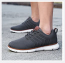 Tênis casual sapatos respirável masculino andando malha sola macia ao ar livre anti deslizamento viagem confortável tênis de corrida tenis masculino