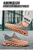 Tênis de corrida respirável de luxo masculino, tênis masculino, treinador casual, mocassins de corrida, moda