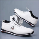 Sapatos Casuais Masculinos Confortáveis e Respiráveis, Sola Macia, Ultra-Couro, Novo Estilo Primavera 2026, Bico Redondo, Salto Baixo