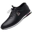 Sapatos Casuais Masculinos Confortáveis e Respiráveis, Sola Macia, Ultra-Couro, Novo Estilo Primavera 2026, Bico Redondo, Salto Baixo