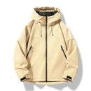 Primavera outono jaquetas casuais masculinas esportes à prova de vento à prova dwindproof água com capuz outwear casacos moda sólida zíperes ao ar livre casal jaqueta