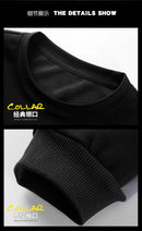 2026 Men's Casual Sweatshirts Fashion Harajuku Streetwear Long Sleeve Patchwork Loose O-Neck Pullover Tops Hip Hop Hoodies Male
