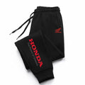Novas calças de algodão casuais da Honda para outono e inverno, calças de corrida e fitness, calças de inverno masculinas.