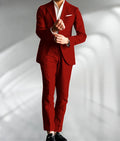 Green Linen Male Suits Wedding Tuxedo Business Fashion Blazer Sets Custom Made Two Pieces (Jacket+Pants) Conjuntos De Chaqueta