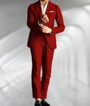 Green Linen Male Suits Wedding Tuxedo Business Fashion Blazer Sets Custom Made Two Pieces (Jacket+Pants) Conjuntos De Chaqueta