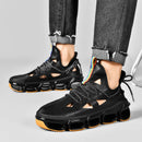 Tênis de corrida respirável de luxo masculino, Tênis Casual Masculino, Treinador de tênis, Mocassins Moda Corrida