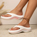 Chinelos femininos elegantes e casuais de cor sólida, macios e confortáveis, adequados para todas as estações. Perfeito para o dia a dia