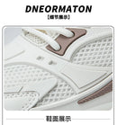 Tênis casuais masculinos com design em malha respirável, sola grossa, tênis esportivos masculinos modernos, estilo Dad Shoes com aumento de altura invisível de 6-10cm.