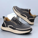 Mocassins masculinos de couro, confortáveis, respiráveis, leves, antiderrapantes, à prova d'água, sapatos casuais para atacado