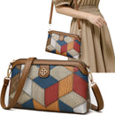 Neutral style backpack for men and women, cross-body bag, small-sized ethnic single shoulder bag, color combination