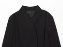 ETJ 2025 novo design de moda feminina corte tridimensional gola alta jaqueta de terno fino e calças casuais combinando