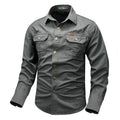 Camisa tática masculina camisa militar de manga comprida camisa tática homem camisa preta homem camisa ao ar livre