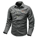 Camisa tática masculina camisa militar de manga comprida camisa tática homem camisa preta homem camisa ao ar livre