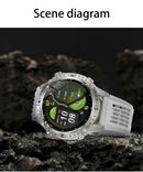 NOVO 2026 Smartwatch GPS Militar para Atividades ao Ar Livre com Mapa Offline, GPS L1+L2 de Banda Dupla, Bússola, Ciclismo, Corrida, Natação, Monitor de Frequência Cardíaca e 10ATM
