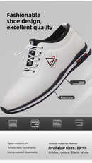 Sapatos Casuais Masculinos Confortáveis e Respiráveis, Sola Macia, Ultra-Couro, Novo Estilo Primavera 2026, Bico Redondo, Salto Baixo