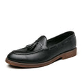 Sapato de couro casual masculino, sapato de casamento com franja de boi, sola de boi, moda estilista, alta qualidade, novo