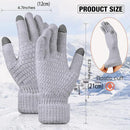 Winter-lined Gloves for Both Men and Women - Thickened Elastic Touch Screen Compatible, Cold-proof and Warm Gloves