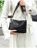 100% couro de vaca alta qualidade bolsa feminina tendência luxo designer ombro crossbody sac senhoras marca moda totes