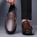 Mocassins de Couro Masculinos Casuais Slip-on Respiráveis Confortáveis para Caminhada e Escritório – Coleção Verão 2026