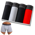 4pcs boxer shorts homem calcinha masculina boxer roupa interior de algodão para o sexo masculino casal sexy conjunto calecon tamanho grande lote macio