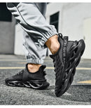 Tênis de corrida respirável de luxo masculino, tênis masculino, treinador casual, mocassins de corrida, moda