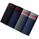 4pcs boxer shorts homem calcinha masculina boxer roupa interior de algodão para o sexo masculino casal sexy conjunto calecon tamanho grande lote macio