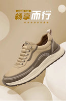 Mocassins masculinos de couro, confortáveis, respiráveis, leves, antiderrapantes, à prova d'água, sapatos casuais para atacado