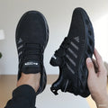 Homens sapatos de malha respirável sapatos esportivos casuais tênis de treinamento de corrida secagem rápida e resistente ao desgaste estilo novo tamanos femininos