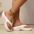 Chinelos femininos elegantes e casuais de cor sólida, macios e confortáveis, adequados para todas as estações. Perfeito para o dia a dia