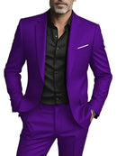 2 peças ternos de tamanho extra grande para homens casamento noivo smoking conjuntos de baile negócios masculino blazer trajes de hombre