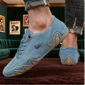 Botas de tornozelo para homens moda costura leve confortável sapatos casuais tênis respirável sapatos de condução ao ar livre