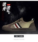 Tênis Masculino Casual Respirável 2026 Leve para Caminhada ao Ar Livre Antiderrapante Slip-on Vulcanizado